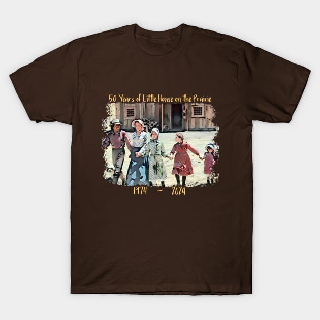 Ingalls Family 50th Anniversary Television Series T-Shirt by Neicey